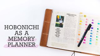 How I use my Hobonichi as Memory Planner