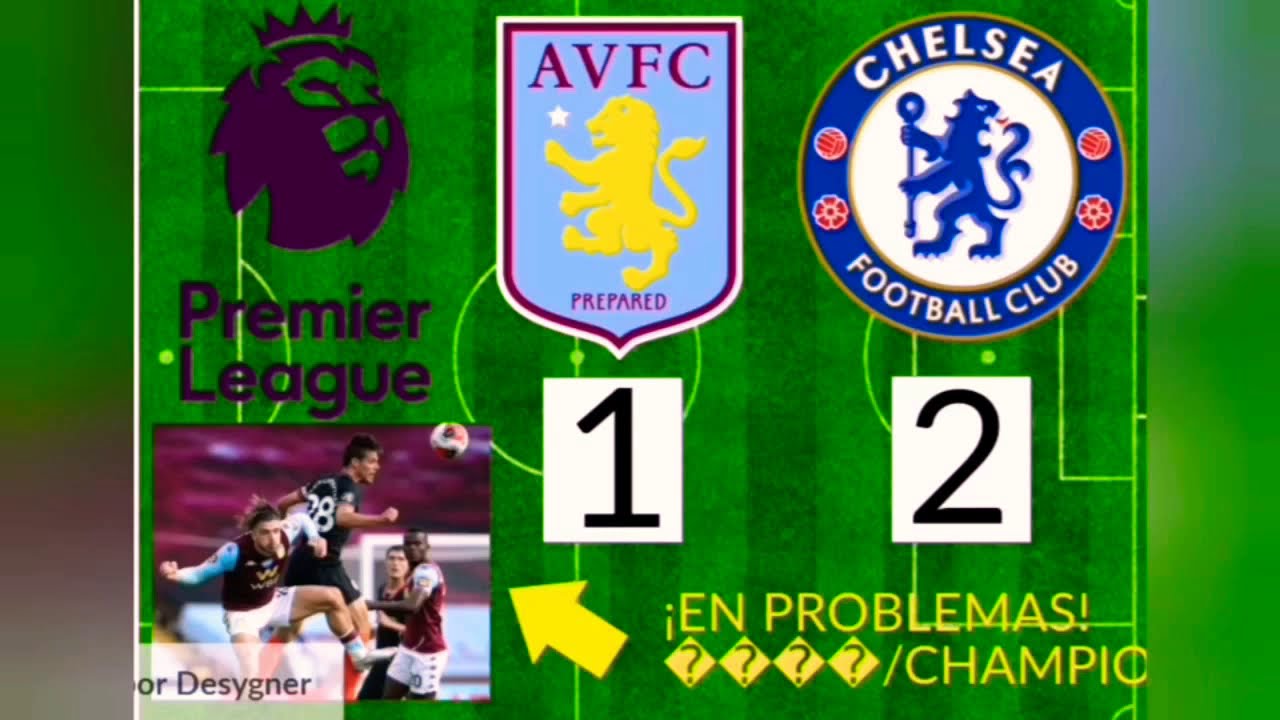 Aston Villa 1-2 Chelsea -(Premier League 2019-20) ⚽������️������������������������������������������/Análisis