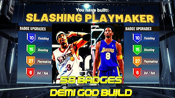 GAME BREAKING Build! Official Allen Iverson Kobe Bryant Build ! Best Slashing Playmaker !