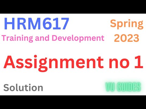 hrm617 assignment 1 2023
