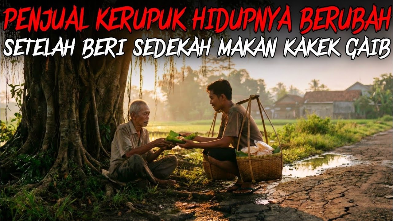 PENJUAL KRUPUK MISKIN BERI MAKAN KAKEK GAIB YANG KELAPARAN, BESOKNYA HIDUPNYA LANGSUNG BERUBAH