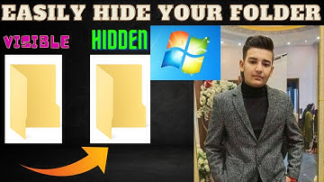 How to hide and unhide videos,applications, folders etc in pc windows 7,8,10 @Technical Fahad Baig