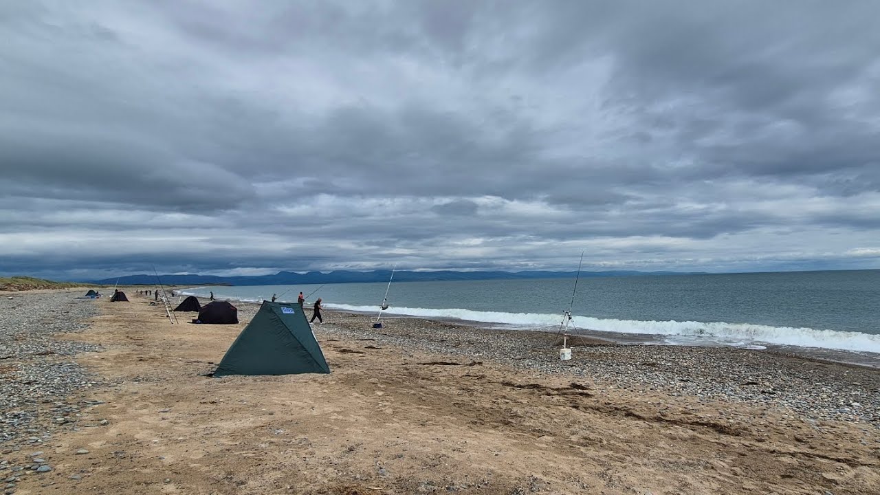 FISHING PWLLHELI MATCH / Beach fishing uk /Sea fishing in Wales