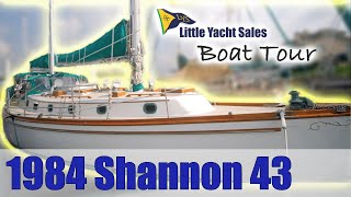 1984 Shannon 43 Sailboat [BOAT TOUR]  Little Yacht Sales