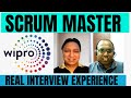 Wipro- Scrum Master Interview Questions and Answers I Real Scrum master Interview experience