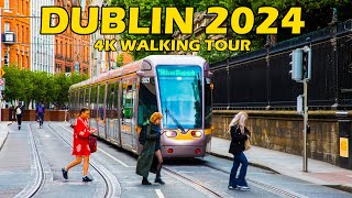 Dublin Ireland 4K Walking Tour 2024