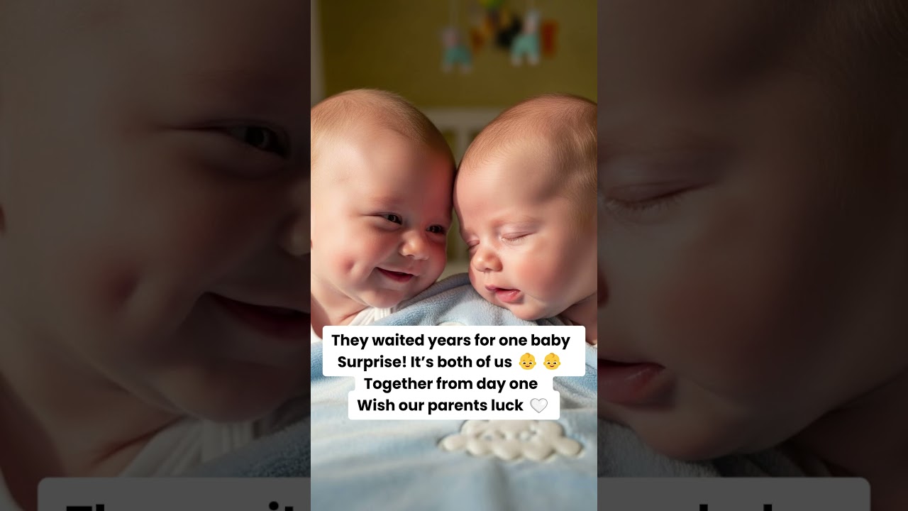 They Waited for One Baby… Then Came Two 👶👶