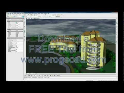 Rendering with progeCAD