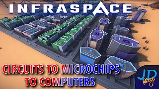 Circuits to Microchips to Computers 🚜 InfraSpace Ep3 👷  New Player Guide, Tutorial, Walkthrough 🌍