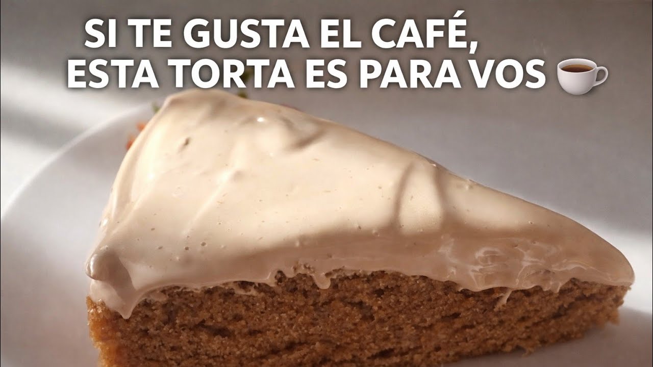 TORTA de CAFÉ ☕️🍰 EXQUISITA! 😋 RÁPIDA y FÁCIL. 🤩 #cocina #recetasfaciles #cafe