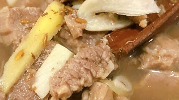 Memasak: resepi Sup daging simple