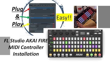 How To Setup AKAI Fire FL Studio MIDI Controller on FL Studio 20 DIY.  Plug And Play.  Kids Can Do.