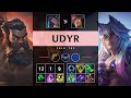 Udyr Top vs Sett - EUW Diamond Patch 25.17
