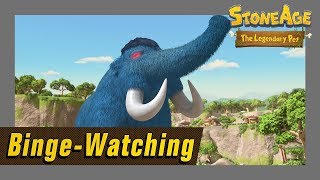 BINGE-WATCHING Episode 31 to 35 l Stone Age the Legendary Pet l NEW Dinosaur Animation