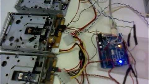 Party Rock Anthem and tetris -floppy disk music & arduino