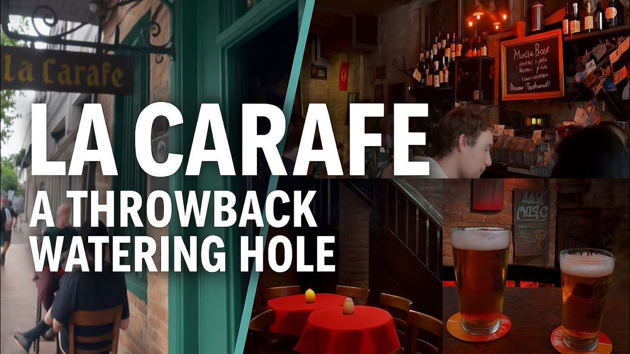 👉 La Carafe: Houston’s Oldest Bar Review