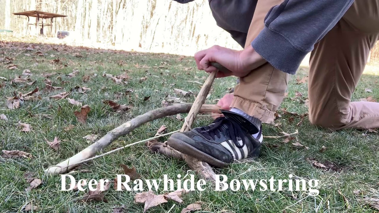American Hackberry Bow Drill Friction Fire YouTube