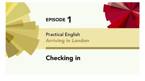 English File 4thE - Elementary - Practical English E1 - Arriving in London - Checking in