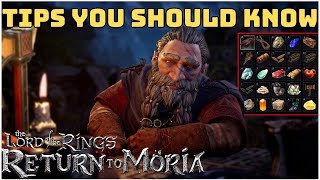 Tips & Tricks The Game Doesn't Tell You! | Lord of The Rings: Return to Moria!
