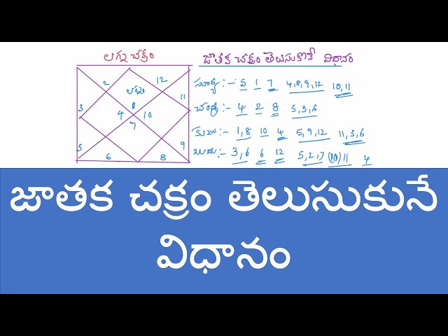 Jataka Chakram explained in Telugu || Meenakshi Astrology || Astrotips  || జ్యోతిష్య శాస్త్రం class=