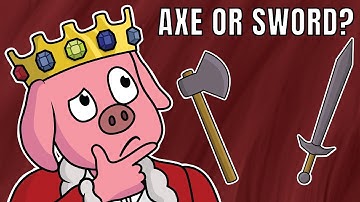 Technoblade Explains Why He Uses A Sword Instead Of An Axe - Animated