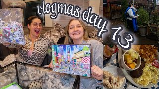 VLOGMAS! breakfast in downtown Franklin, cooking dinner, and puzzle challenge!!!