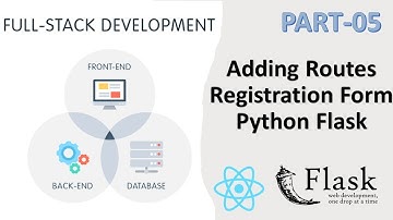 Build a user Registration system using python Flask || Adding routes using Flask