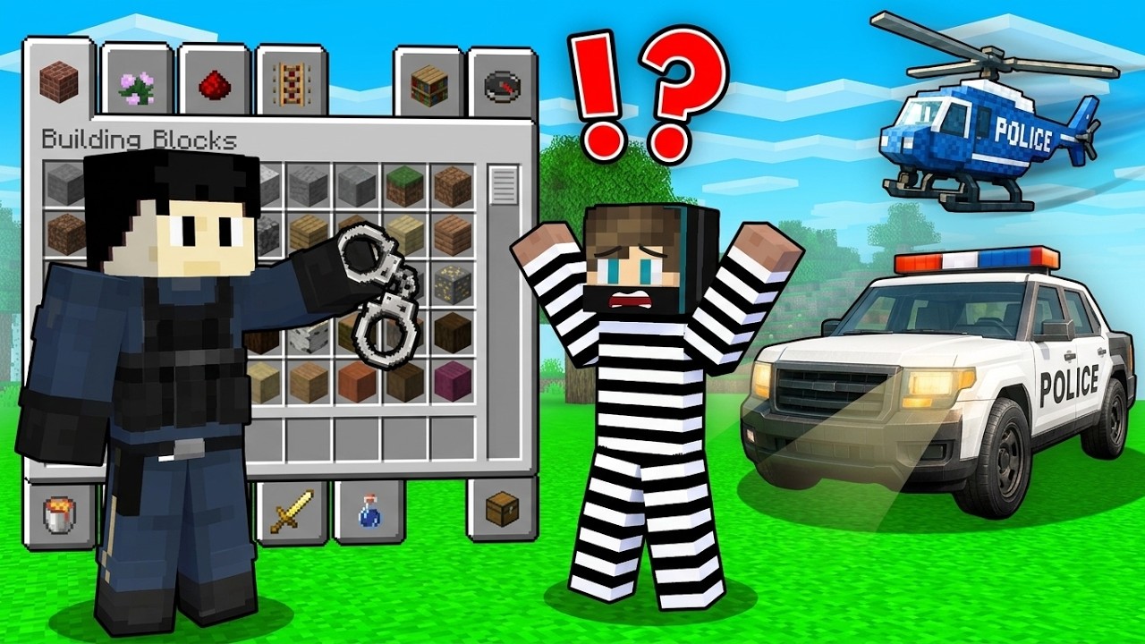 ماين كرافت لايف ستيل الحرامية #23 : شرطي حول قيم مود !!؟ 😱🔥