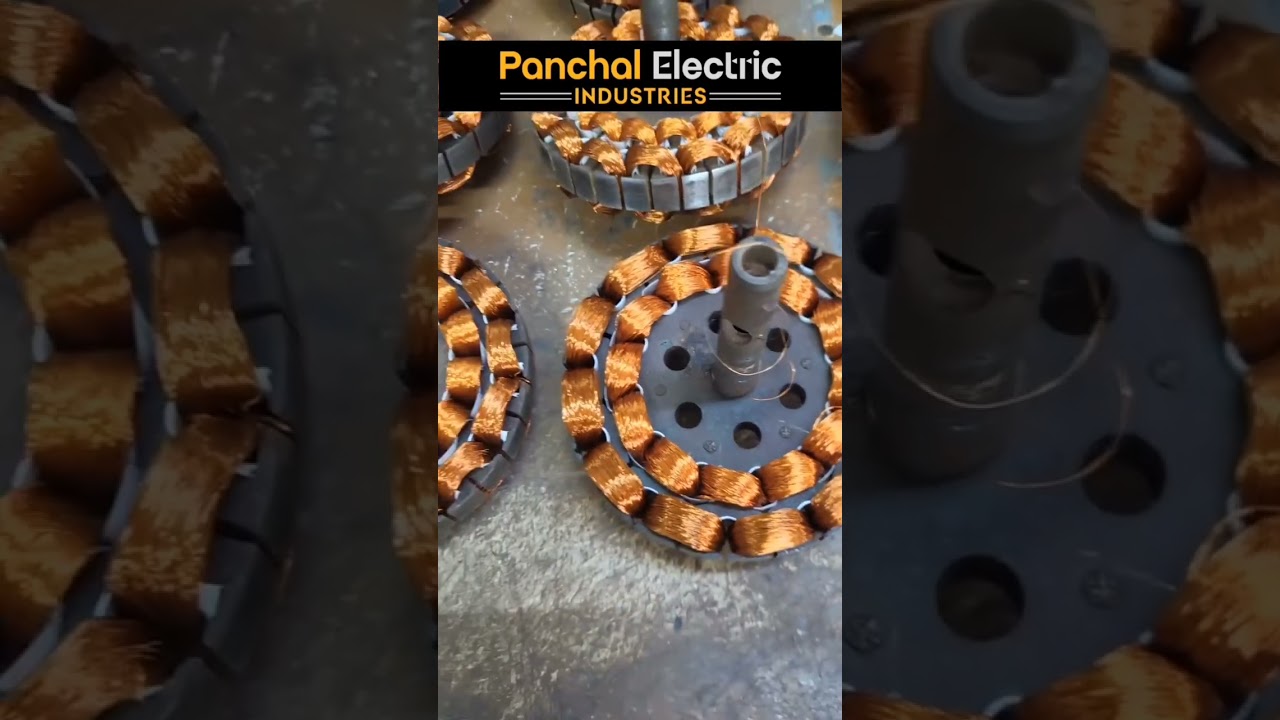 ceiling fan winding with machine