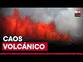 Islandia: volcán en Reykjanes volvió a entrar en erupción