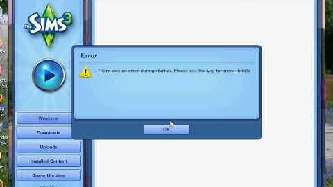 Sims 3 Error