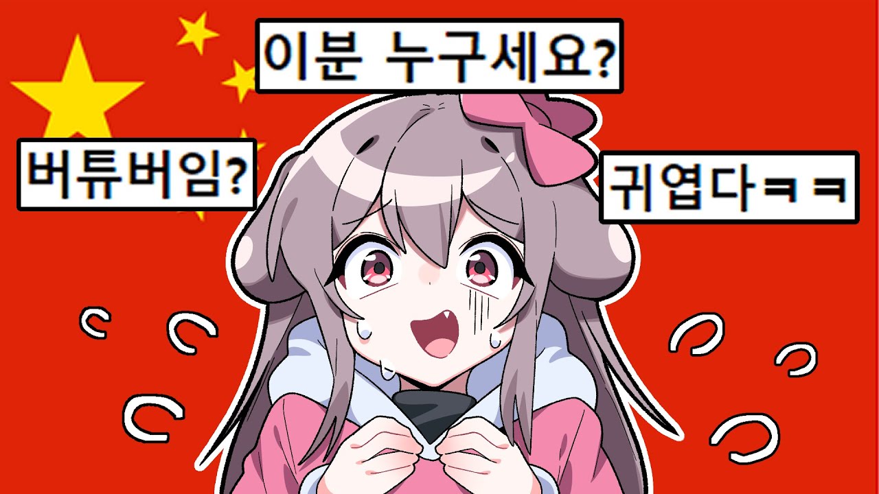 중국에서 버튜버 데뷔했습니다