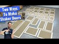 2 Ways to Make Shaker Style Doors // Kitchen Remodel Part 1