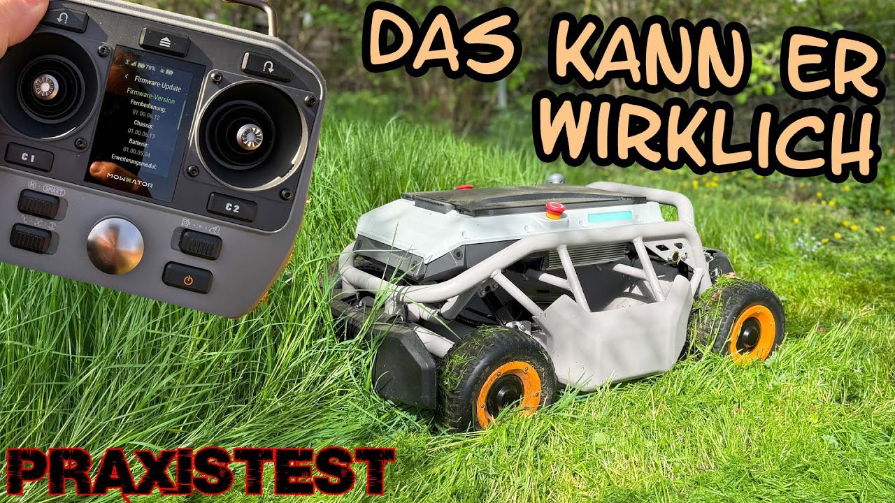 Das kann er wirklich 😳 - Der Mowrator S1 4WD | Praxistest