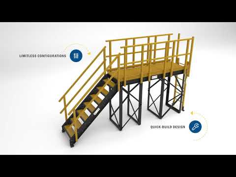 ReadyPlatform: Modular FRP Platforms - video from Bedford Reinforced