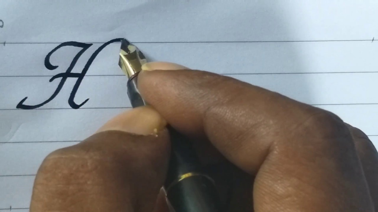 How to write good calligraphy with fountain pen calligraphy YouTube