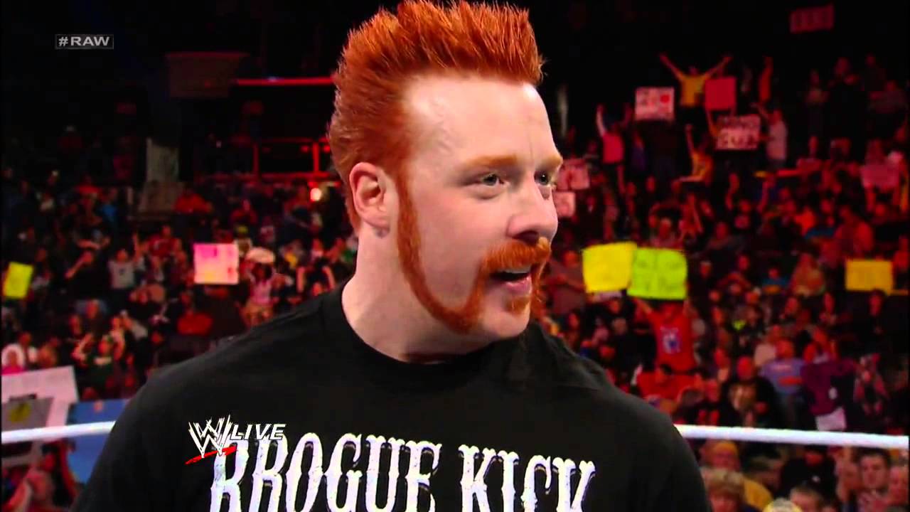 Big Show confronts Sheamus the Redheaded Ginger Snap A.K.A 