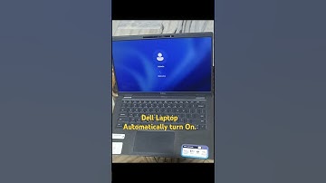 Hoe je Dell laptop automatisch aangaat. De laptop gaat aan wanneer de klep open is.
