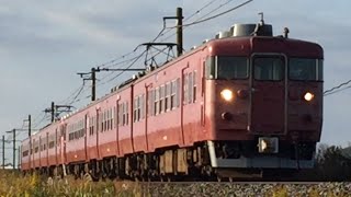 最後の急行形クハ455-701・702を2両とも組み込んだ413系6両編成