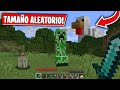 MINECRAFT pero LOS MOBS tienen TAMAÑOS ALEATORIOS 😨 MINECRAFT ALEATORIO