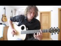 Amazing Grace on baritone guitar