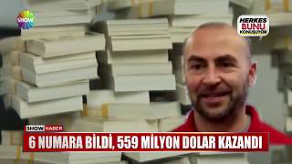 6 numara bildi, 559 Milyon Dolar kazandı Resimi