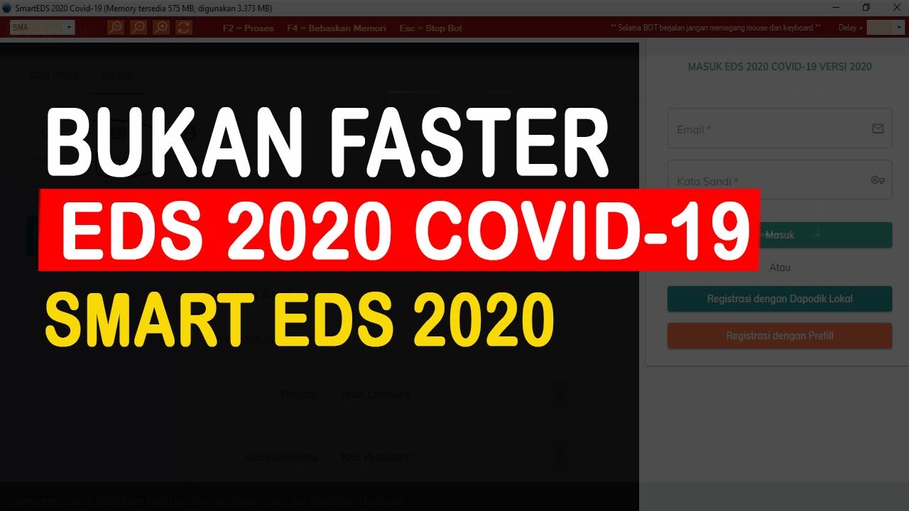 Bukan Faster Pmp 2020 Smart Eds 2020 Covid19 Eds 2020 Covid19 Youtube