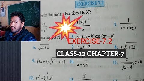 CLASS 12 MATHS INTEGRALS/NCERT EXERCISE 7.2 SOLUTION Of QUESTION NUMBER 1TO 7@vivekmathematics122