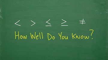 Inequality Symbols- Don