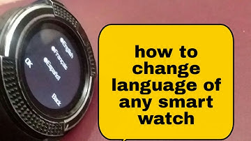 How to change language of any smart watch