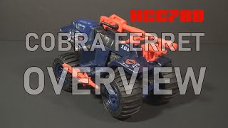 HCC788 1985 Cobra FERRET Overview Vintage G I Joe toy