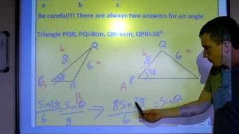 Mr Holt Maths - Advanced Trigonometry Sine Rule