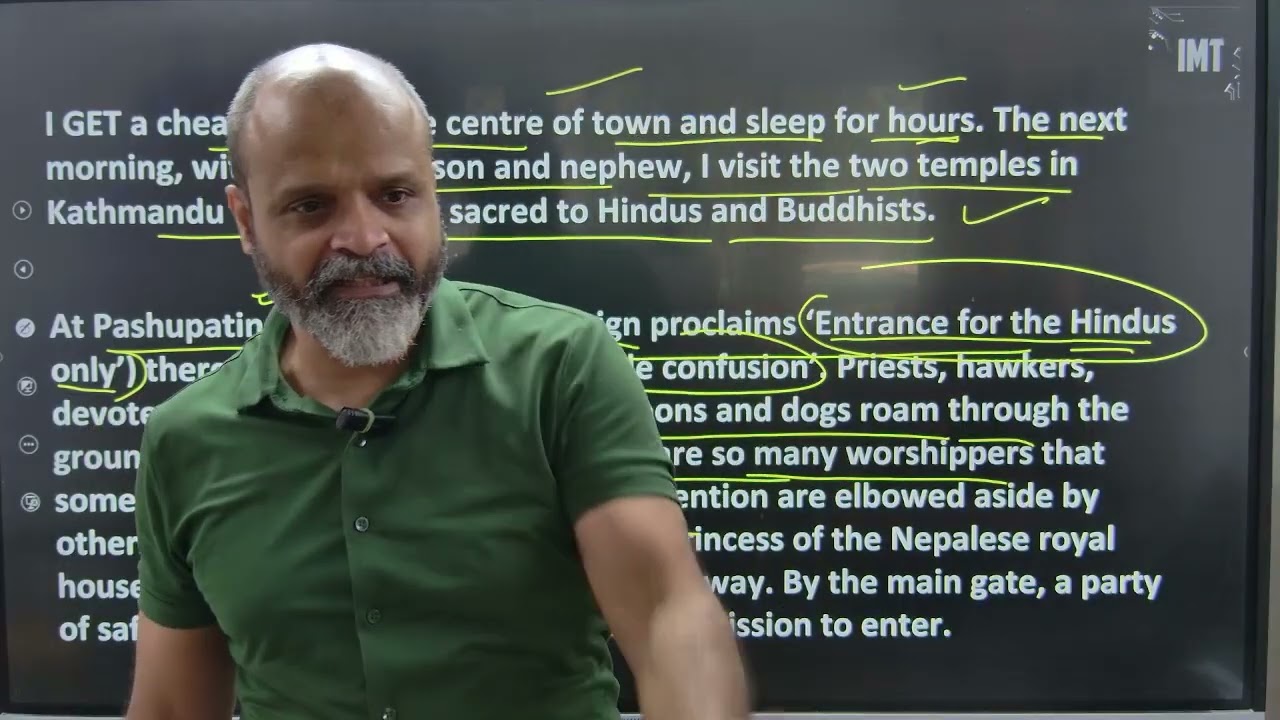 English Class IX CBSE Chapter Explanation - Katmandu