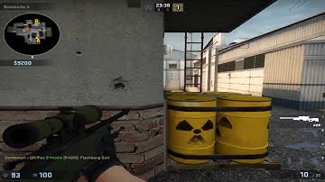 CSGO: Cache highway popflash from under vent